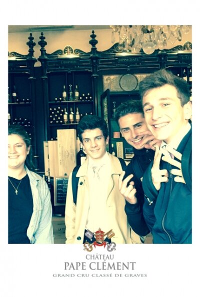 La section Oenologie au Château Pape Clément.