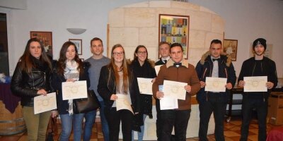 Remise des diplômes au lycée St Michel .